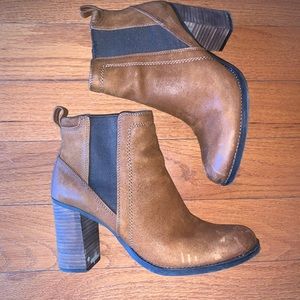 Brown booties
